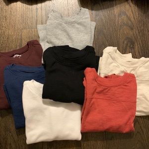 7 old navy long sleeve toddler 3t waffle shirts